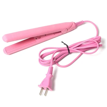 

Mini Hair Straightener Curler Quick Heat LED Display Ceramic Flat Plates Straightener ZGOOD
