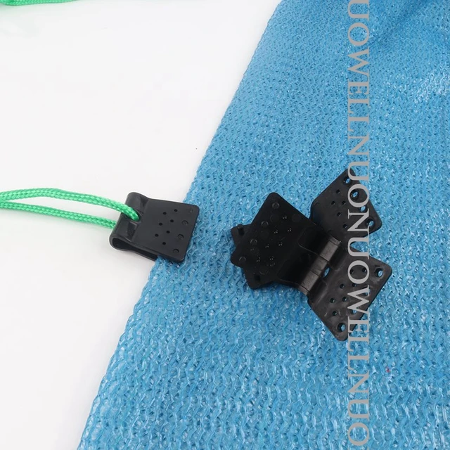 2 ~ 100Db Napernyő Nettó Klip Mezőgazdaság Üvegházhatást Okozó Bilincs Függönyhorog Rovarbiztosítási Rögzítő Erkély Kerítés Ruhaklipek - Image 3