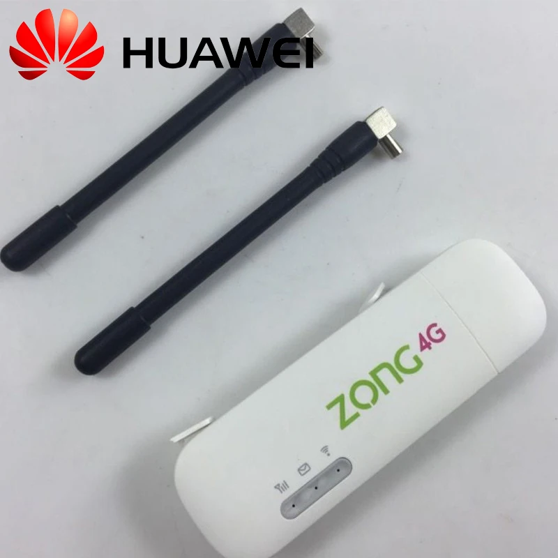 Hotspot até 10 Huawei Modem 150mbps Mifi Usuários Dongle Mais 2pcs Ts9 Antenas Desbloqueado E8372 Wingle E8372h-153 4g Lte Usb 5 Computador e Escritório