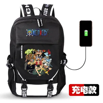 

Student Schoolbag Japanese Anime Printed Backpack Campus Backpack Computer Bag External Charging