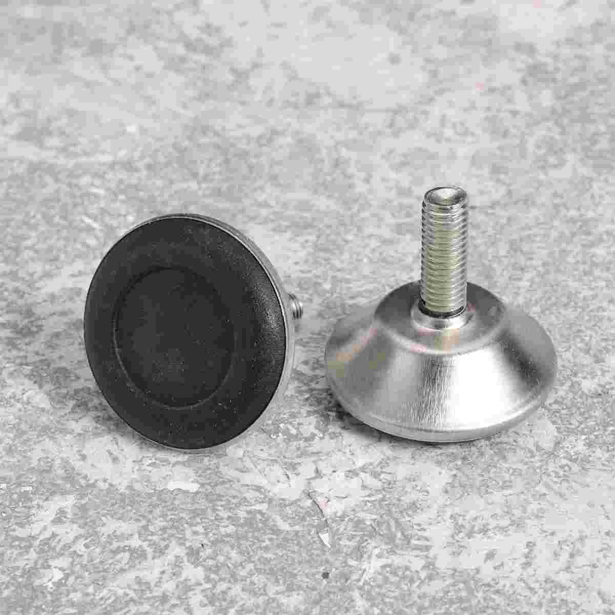 Piezas Pies Ajustables Para Muebles Mesa Silla Sofa Almohadilla Deslizante Niveladora Base Negra 40mm M8 X 25mm Pulverizadores De Bano Aliexpress