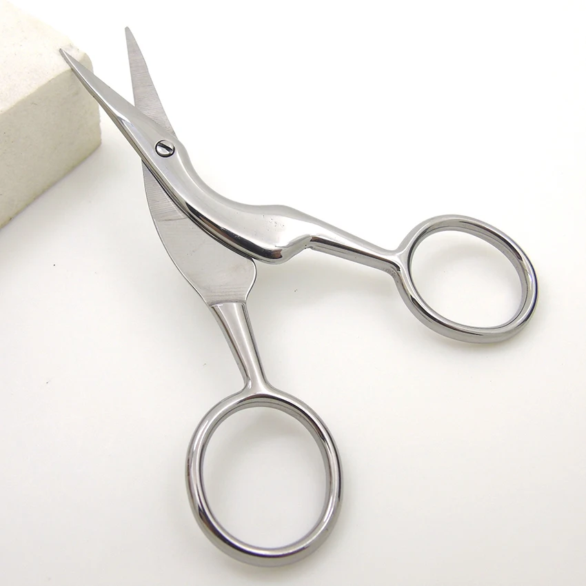 9.4cm Black Crane Stainless Steel Zigzag Scissors DIY Craft Scissors Sew Diamond Painting Scissors Sewing Machine Accessories 3