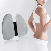 Красная Автомобильная поясная подушка офисная спинка сидения Автомобильная поясничная Подушка дышащая здоровая массажный Поясничный Подушка двойная