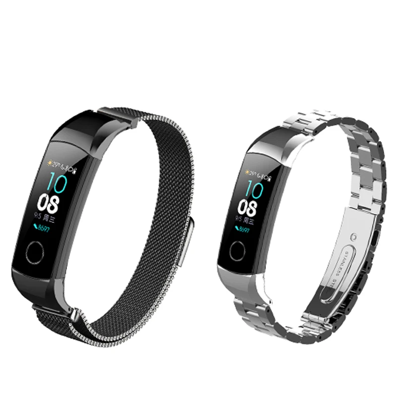  Metal bracelet Strap For Huawei Honor Band 5/4 Standard Version Smart Wristband Sport Bracelet Band - 32985567685
