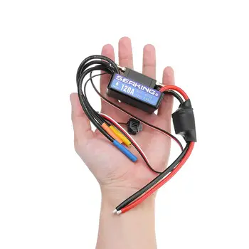 

RC Boat Parts RC ESC Seaking V3 120A Brushless Waterproof ESC Speed Controller Built-in BEC for RC Boat Parts