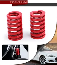 Aliexpress - 2Pcs Die Spring ​For Rear Trunk Tailgate Strut Support Left Bars Red For Tesla Model 3 2017 2018 2019 2020 2021
