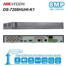 Hikvision максимальная поддержка 8MP DS-7208HUHI-K1 и DS-7204HUHI-K1 видеорегистратор 5 в 1 для HDTVI/HDCVI/AHD/CVBS/IPC аналоговая камера DVR