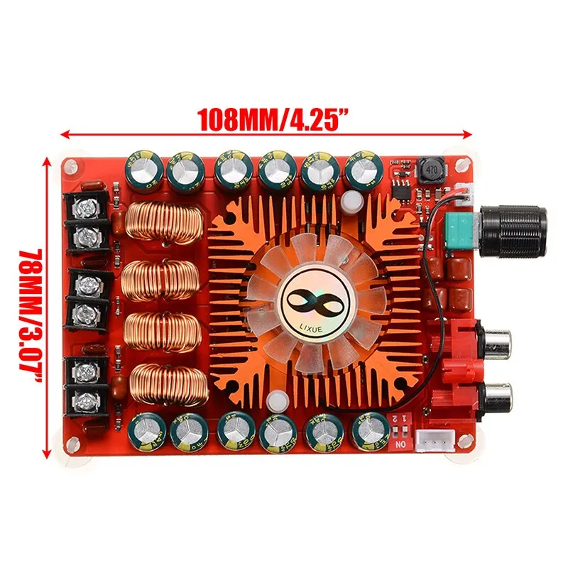 Onsale 2 Channel Digital Audio AMP Boards DC 15 36V High Power TDA7498E 160W+160W Speaker Amplifier Board Module BTL220W