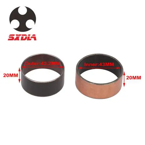 Втулка вилки для мотоцикла 43 мм HONDA KTM KAWASAKI SUZUKI YAMAHA EXC SX YZF WR GSXR RM KLX|Защита от