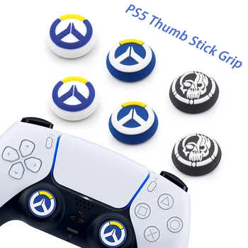 

For Playstation 5 Controller Thumb Grips Cover Set Compatible with Switch Pro PS5 PS4 PS3 PS2 Controller and PS5 Controller