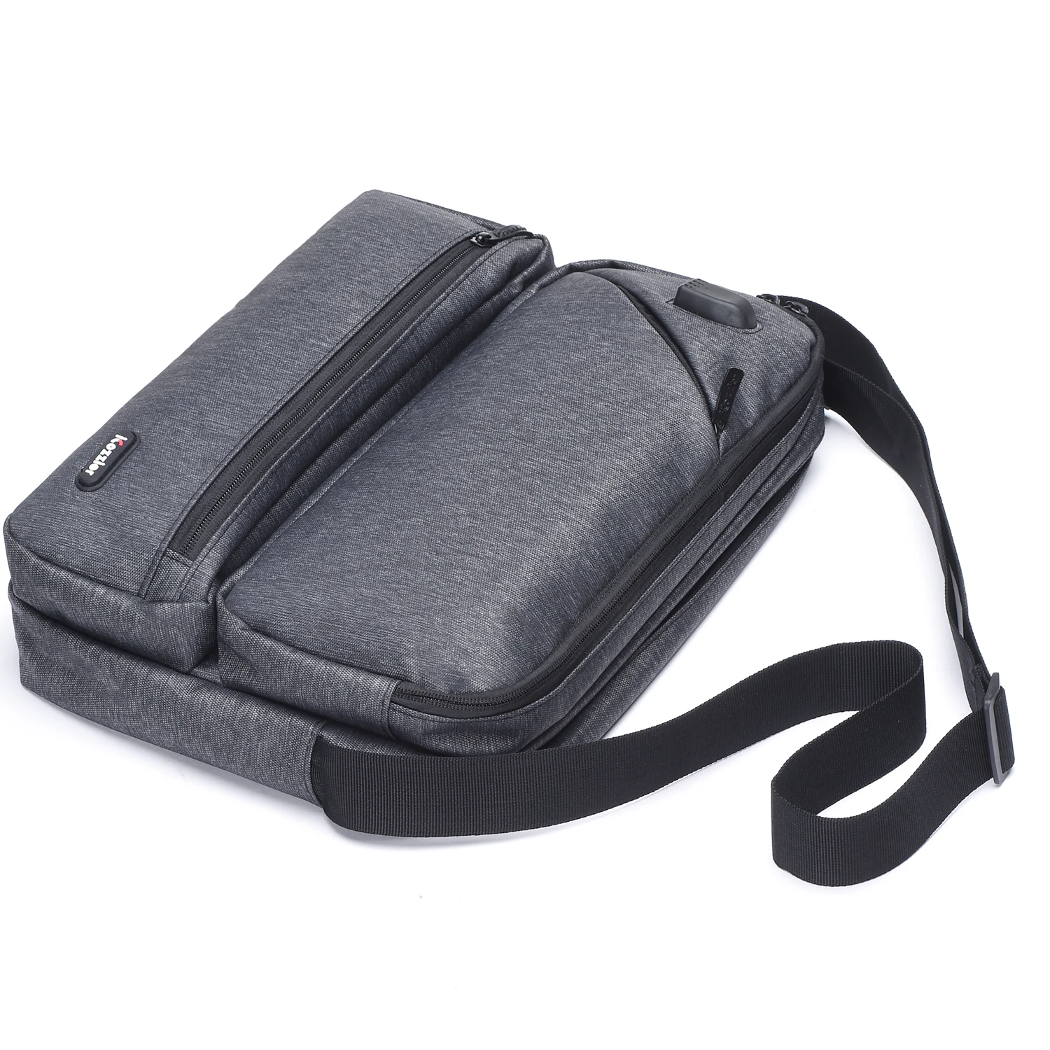 Baratos ICozzier multiusos Multiespacio bolsos cruzados accesorios electrónicos organizador de almacenamiento bolsa de mensajero para iPad, paraguas,