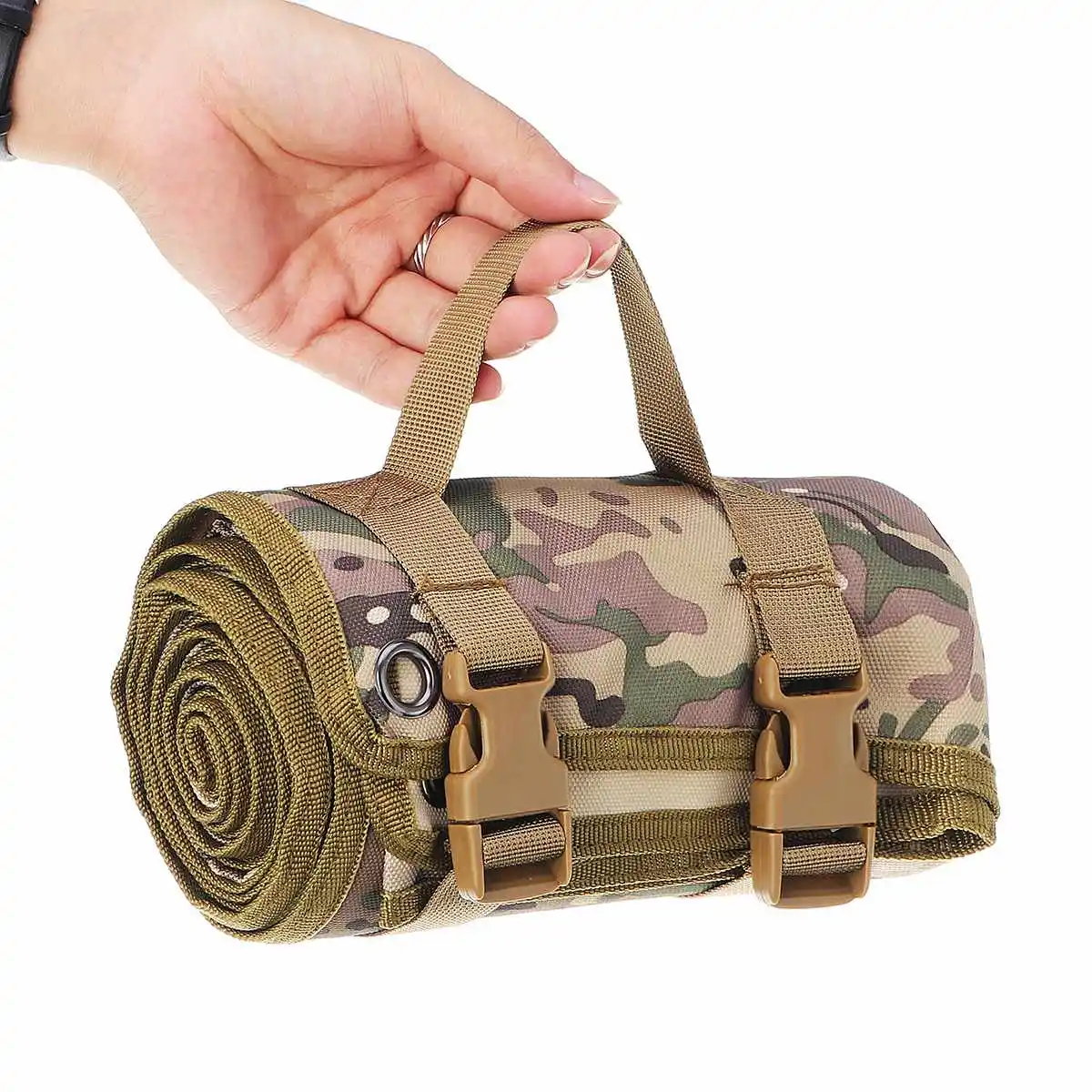 Тактический коврик для стрельбы водонепроницаемый легкий рулонный нейлоновый тканевый дистанционный охотничий уличный коврик без подкладки 1000D нейлон