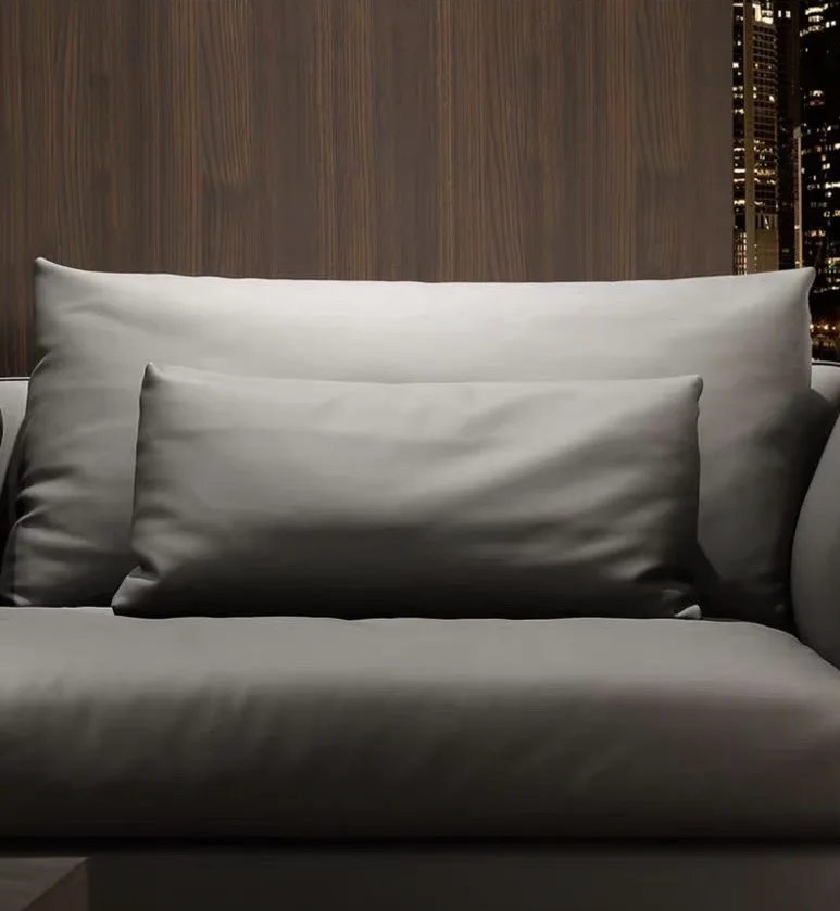 Прочные материалы современная натуральная кожа гостиная диван набор