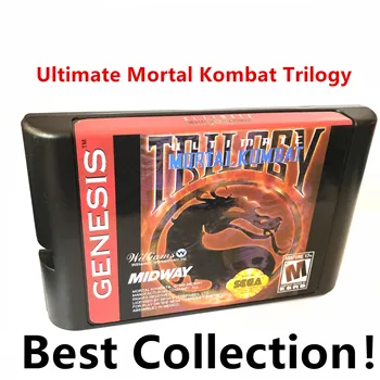 

Ultimate Mortal Kombat Trilogy only For SEGA GENESIS Mega Drive 16 bit Game Cartridge NTSC Console