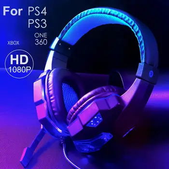 

Gaming Headsets Headphones With Light Microphone Stereo Earphones For Compute