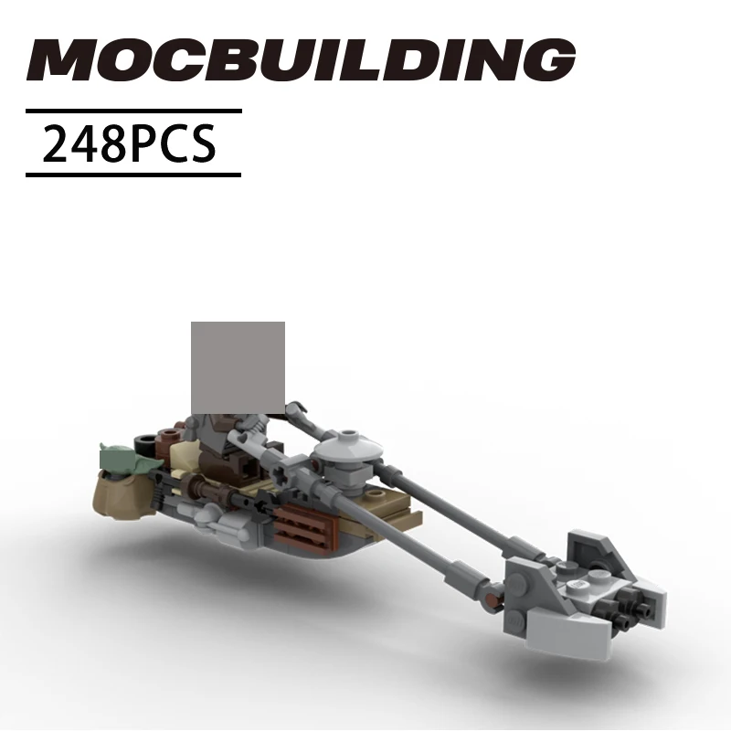 Star Movie MOC speeder bike Space Wars MOC building block Set compatible Figures Assembly Model Puzzle collection Bricks toys 4 Hb9a25c8c1edc4f94b858c08e82f0f5a6P