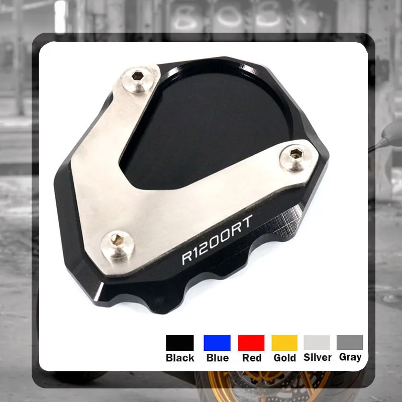 For BMW R1200RT R1200 RT R 1200RT 2004-2013 R1200ST 2003-2007 Motorcycle Kickstand Foot Side Stand Extension Pad Support Plate motorcycle kickstand extender motorcycle kickstand pad