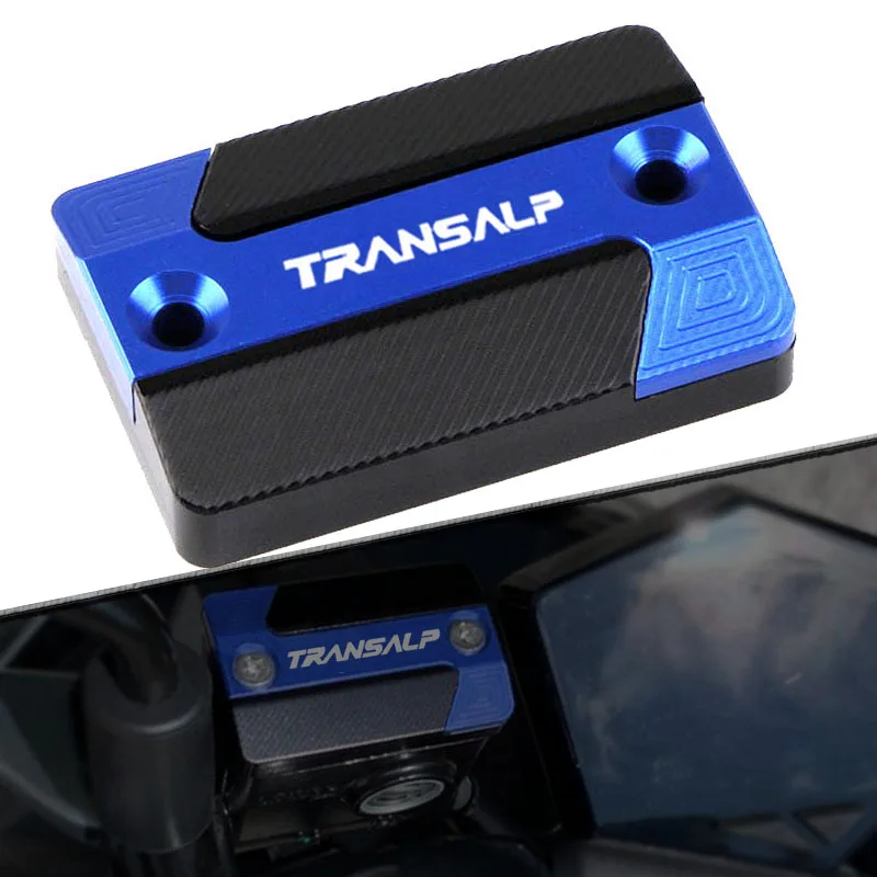 

For HONDA TRANSALP700 TRANSALP 600 650 700 XLV Motorcycle accessories CNC High quality front brake fluid reservoir cap cover