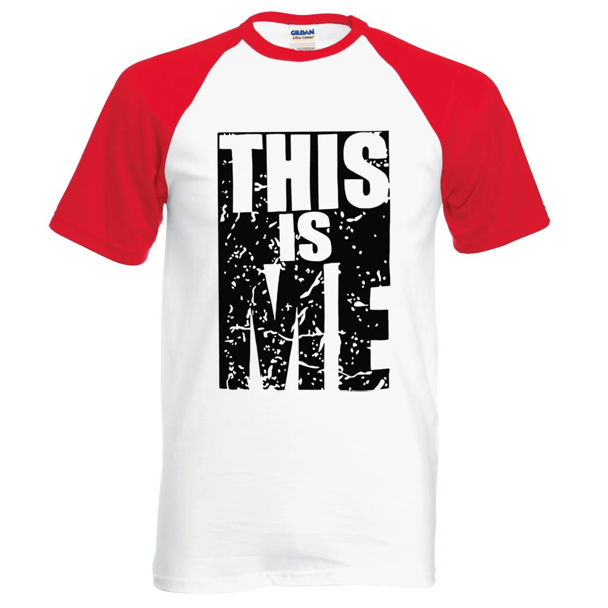 

Personalized Men T Shirt This Is Me Print Raglan Short Sleeve Shirt 2020 New Summer 100% Cotton Casual Hip Hop Raglan Tee S-5xl