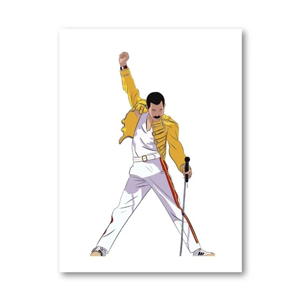 Queen Killer Queen Freddie Mercury Shadow Song Lyric Music Wall Art Print -  Song Lyric Designs