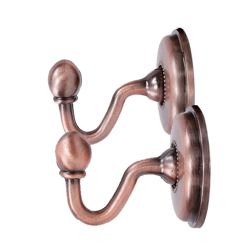 2 metal wall fixing hook wall practical simple European-style metal texture hook back hook bedroom living room coat rack
