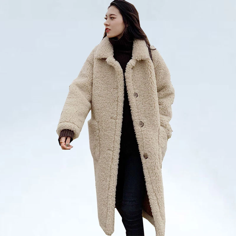 lamb wool teddy coat