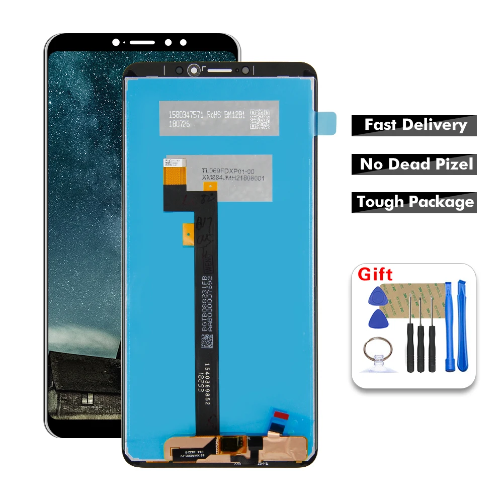 Для 6," Xiao mi Max 3 mi Max3 ЖК-дисплей Сенсорная панель дигитайзер с рамкой бесплатные инструменты