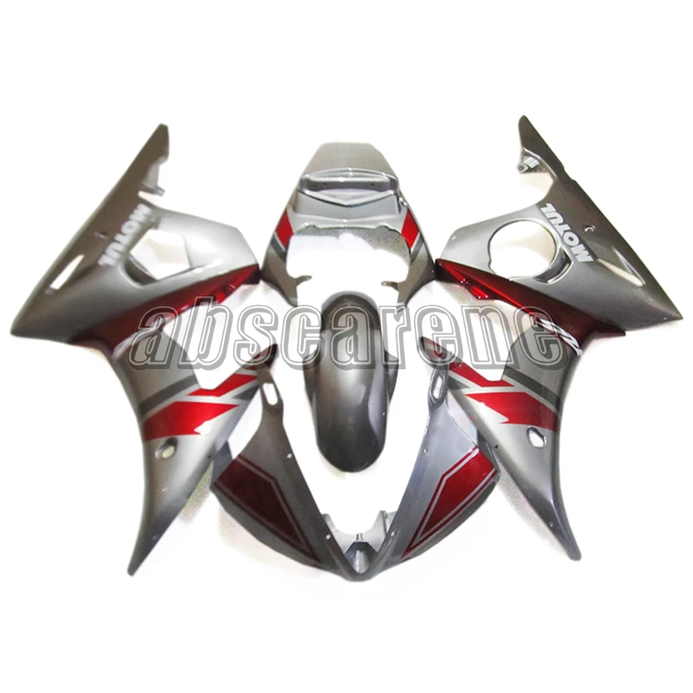Полный комплект обтекателей для Yamaha YZF600 R6 2003 2004 2005 YZF R6 03 04 05 ABS пластик литья мотоцикла Cowlings глянцевый Серебряный Красный - Цвет: R6 2005