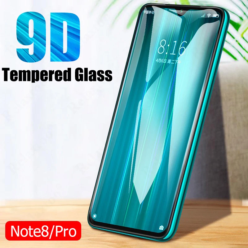 9D Защитное стекло для Xiaomi Redmi Note 8 Pro, Защитное стекло для экрана Red mi Note 7 8, закаленное стекло xiomi Red mi Note8Pro