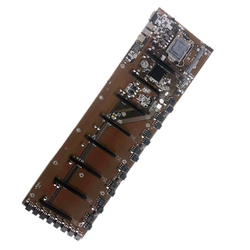 

Встроенная Материнская плата B85 BTC, чипсет VGA HDMI 8-GPU, Материнские платы Для майнинга биткоинов 8PCI-E