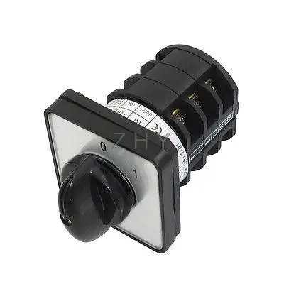 Ui 690V Ith 10A ВКЛ/ВЫКЛ 2 положения поворотный кулачковый переключатель переключения LW8-10/C06.3