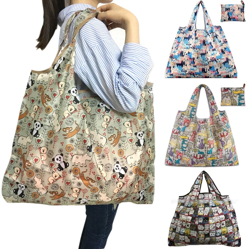 Складная сумка для покупок Phander большой размер эко-Складная женская сумка-тоут с