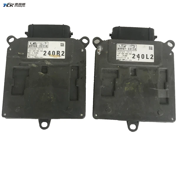R and L 1х YCK 89908-33110 89907-33110 Светодиодный драйвер для фар используется аксессуары для автомобильных фар 143800-0412 143700-0412 - Цвет: R and L
