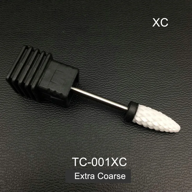 TC-001XC Керамические фрезы для маникюра электрические сверла для ногтей фрезы для педикюра электрические пилки для ногтей сверло для ногтей - Цвет: TC-001XC
