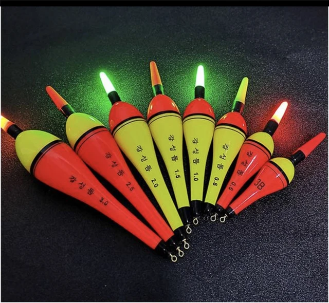 1pc LED Luminous Night Electronic Light Buoyancy 1g-11g ABS