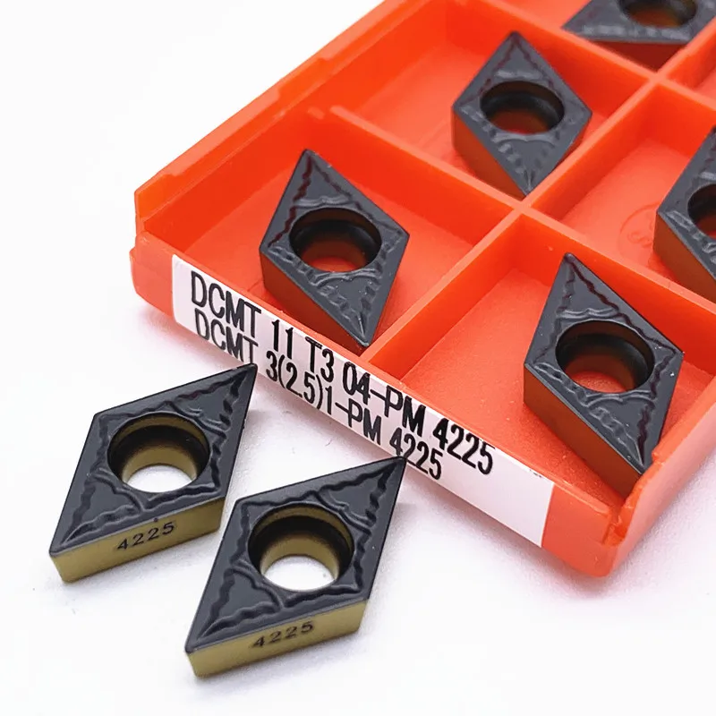 pipe bending tool Carbide insert DCMT070204 DCMT11T304 DCMT11T308 PM4225 DCMT 070204/11T304/11T308 PM 4225 CNC  Boring Turning Tool carbide Insert gressel vise Machine Tools & Accessories