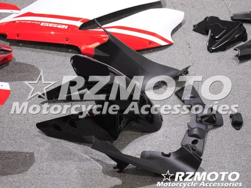 Литье под давлением ABS Обтекатели подходит для DUCATI 959 1299 Panigale 15 16 17 18 на заказ Красный Белый Черный