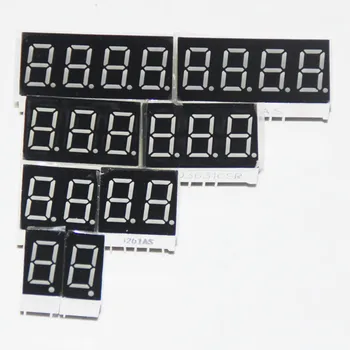 

8pcs 7 Segment LED Display 0.36 inch 1 / 2 / 3/ 4 bit 2pcs Each Common Cathode / Anode Digital Tube 7 Segment LED Display