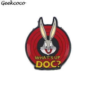

10pcs/lot J1705 Cartoon Rabbit Lapel pins Creative Animals Brooches Hat Pin Jackets Backpack Badge Enamel Metal Brooch Jewelry