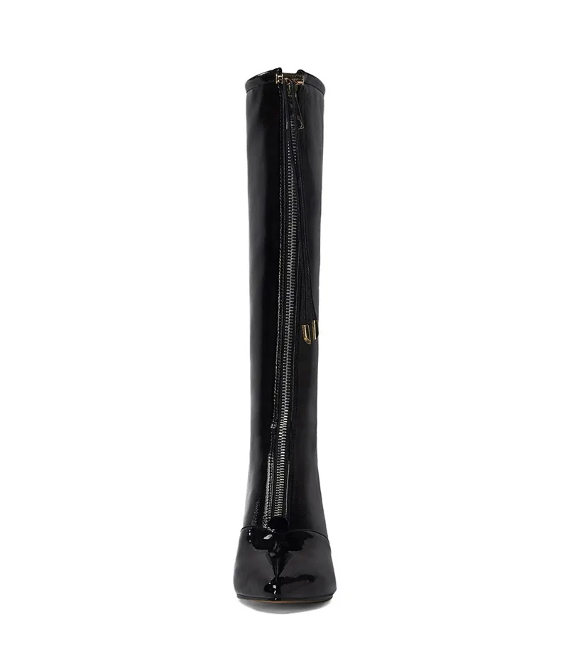ASUMER top quality knee high boots women genuine leather stiletto heels fashion shoes ladies pointed toe long boots woman