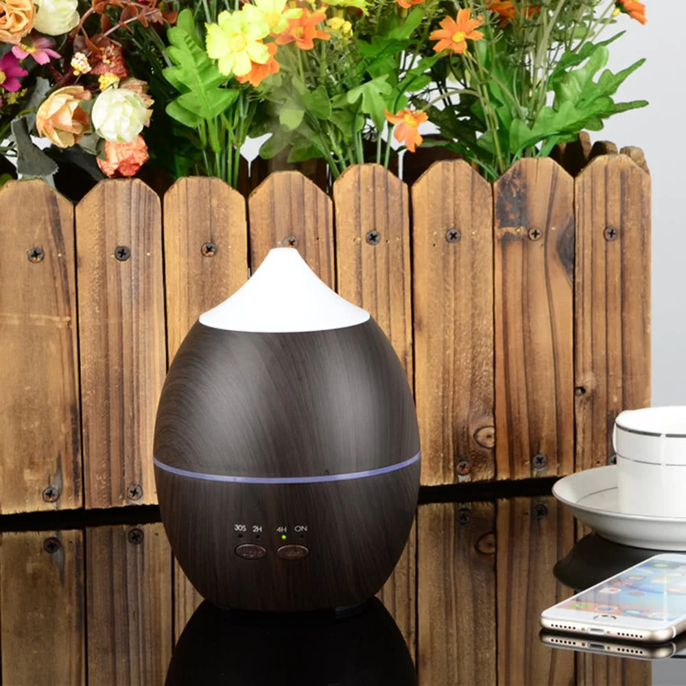Portable 300ml Essential Oil Aroma Diffuser Ultrasonic Humidifier Air Aromatherapy Atomizer LED Lights for Home Office Study