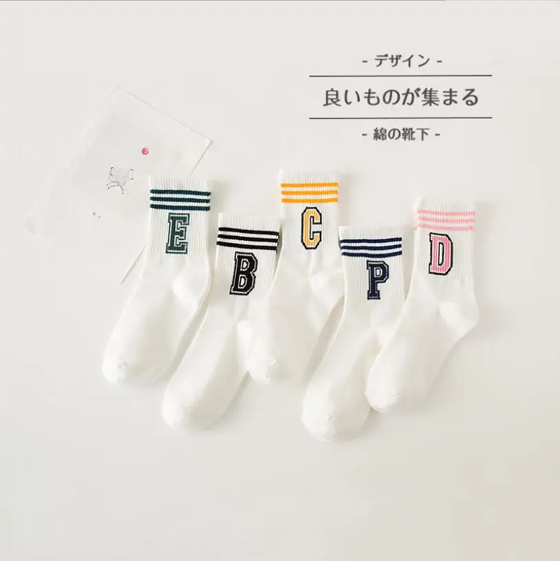 5 Pairs Cartoon Character Cute Short Socks Women Harajuku Cute Patterend Ankle Socks Hipster Skatebord Ankle Funny Socks Female