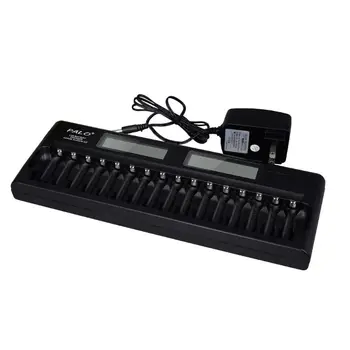 

1Set 16 Slot Smart AA AAA NiMH NiCD Rechargeable Battery Charger with LCD Screen with Wall Adapter M5TD