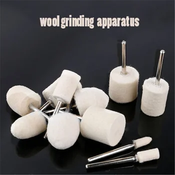

7 pieces Wool Emery Cutter Grindstone Grinding Head usual Grinding Apparatus for Jade Steel Metal Machine Polish Grass Mirror
