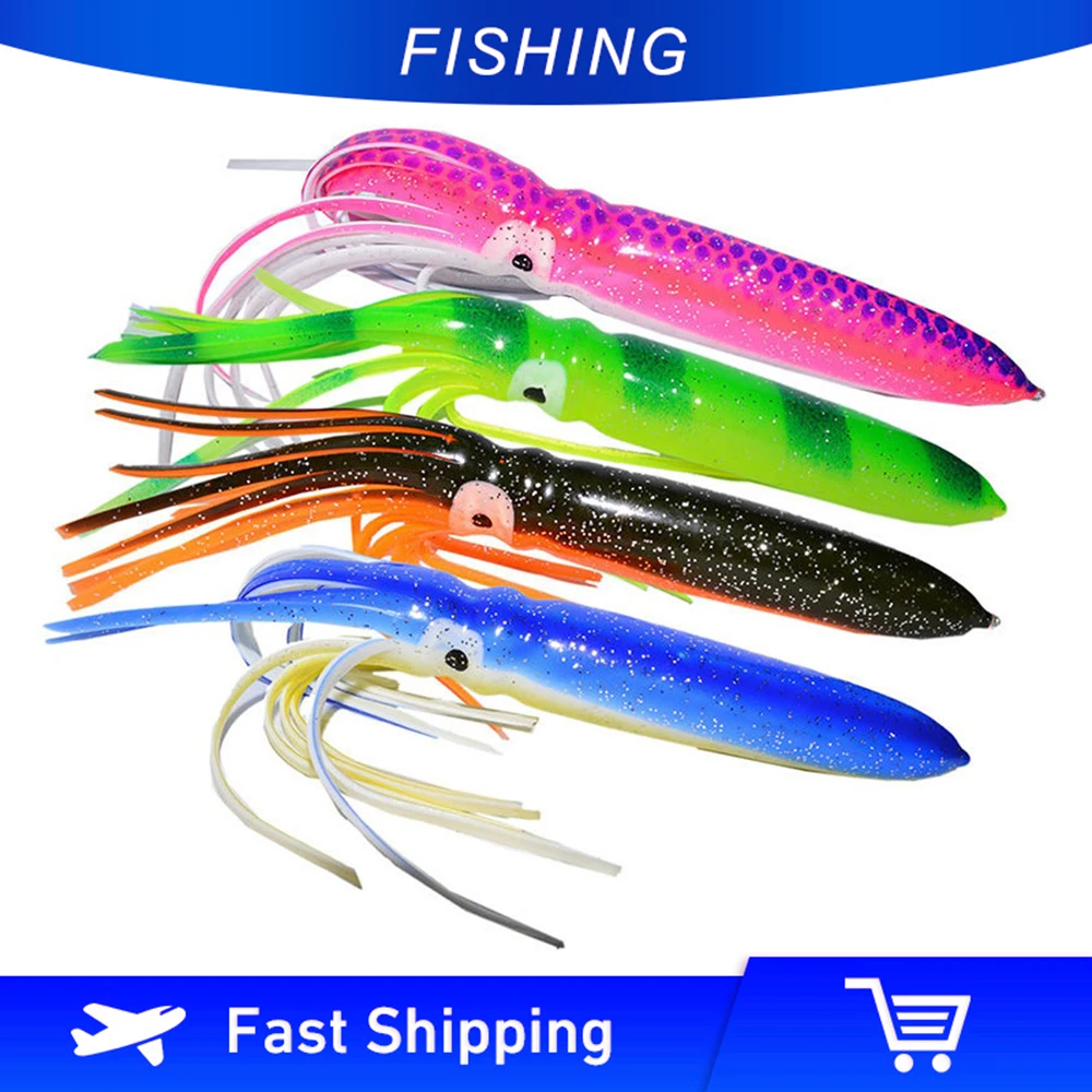 Afishlure Юбка осьминог Rig мягкие приманки 180 мм/15 гр катушка для ловли большого