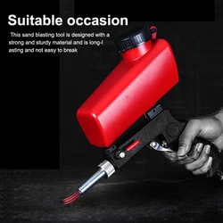 Pistolet de Sablage Portable avec une Petite Poignée, Machine Sableuse, Ponceuse, Gravité,, Pistolets, Lot, 90Psi 