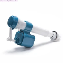 1PC utile bleu + blanc toilette bouton poussoir remplissage Valve double chasse citerne Syphon salle de bain accessoires haute qualité