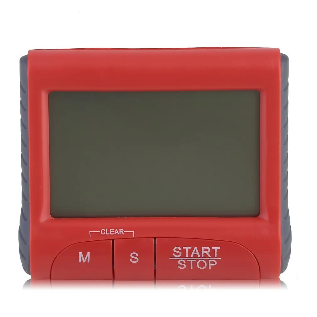 

New red Large LCD Digital Kitchen Timer Count-Down Up Clock Loud Alarm