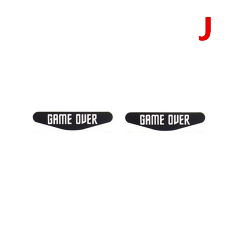 2pcs Game Light Bar Vinyl Stickers Decal Skin Led Lightbar Film For Sony PS4 Playstation 4 Dualshock 4 Controller Game accessory