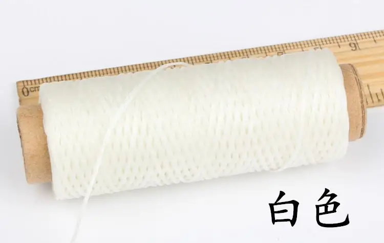 40-45 метров/рулон прочный 1 мм 210D кожаный вощеный шнур для DIY инструмент для рукоделия ручная строчка плоская Вощеная швейная линия